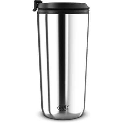 ALFI ISO Coffee Mug, roestvrij staal, geïsoleerde drinkbeker 0,40 l, koffiebeker om mee te nemen, vaatwasmachinebestendig, BPA-vrij, houdt 4 uur warm en 8 uur koud, beker voor onderweg ALFI ISO Coffee Mug, roestvrij staal, geïsoleerde drinkbeker 0,40 l, koffiebeker om mee te nemen, vaatwasmachinebestendig, BPA-vrij, houdt 4 uur warm en 8 uur koud, beker voor onderweg