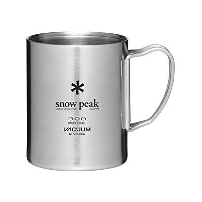 Snow Peak RVS Vacuüm Dubbelwandige Mok 300ml Zilver - Mok Snow Peak RVS Vacuüm Dubbelwandige Mok 300ml Zilver - Mok