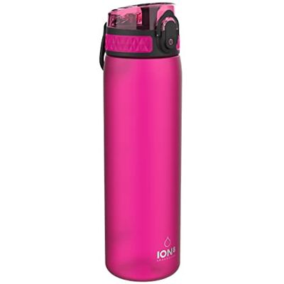 Ion8 Waterfles, 500 ml/18 oz, Lekvrij, Makkelijk te Openen, Veilige Vergrendeling, Vaatwasserbestendig, BPA-vrij, Draaghendel, Past in Bekerhouders, Makkelijk Schoon, Geurvrij, Drinkfles Roze Ion8 Waterfles, 500 ml/18 oz, Lekvrij, Makkelijk te Openen, Veilige Vergrendeling, Vaatwasserbestendig, BPA-vrij, Draaghendel, Past in Bekerhouders, Makkelijk Schoon, Geurvrij, Drinkfles Roze