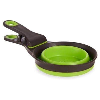 WELL HOME MOBILIARIO & DECORACIÓN Well Home 3-in-1 multifunctionele lepel, 473 ml, groen en grijs WELL HOME MOBILIARIO & DECORACIÓN Well Home 3-in-1 multifunctionele lepel, 473 ml, groen en grijs