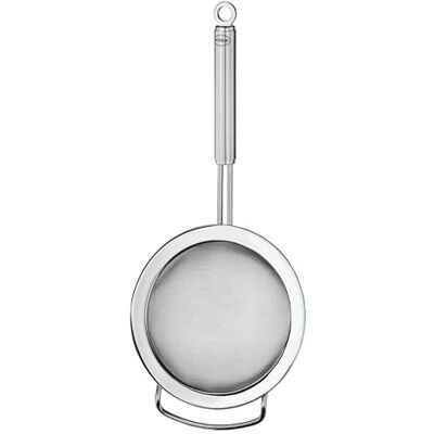 RÖSLE keukenzeef, fijnmazig, zeef voor afgieten, fijnzeven en blancheren, 18/10 roestvrij staal, vaatwasserbestendig, zilver, 20 cm RÖSLE keukenzeef, fijnmazig, zeef voor afgieten, fijnzeven en blancheren, 18/10 roestvrij staal, vaatwasserbestendig, zilver, 20 cm