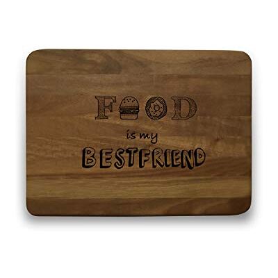 Engraved House "Bestfriend" Walnoot Hout Snijplank Engraved House "Bestfriend" Walnoot Hout Snijplank