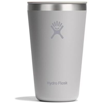 Hydro Flask All Around Tumbler 473 ml (16 oz) met sluitbare morsbestendige drukdeksel Roestvrij staal dubbele wand vacuümgeïsoleerd Birch Hydro Flask All Around Tumbler 473 ml (16 oz) met sluitbare morsbestendige drukdeksel Roestvrij staal dubbele wand vacuümgeïsoleerd Birch