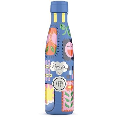 Cool Bottles Thermosfles 500 ml Patch Zone x Nebula roestvrijstalen waterfles koude dranken 36 uur en warme dranken 18 uur 3D print afwerking BPA-vrij Cool Bottles Thermosfles 500 ml Patch Zone x Nebula roestvrijstalen waterfles koude dranken 36 uur en warme dranken 18 uur 3D print afwerking BPA-vrij