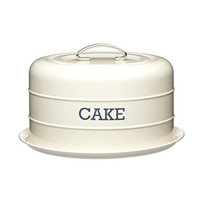 KitchenCraft Living Nostalgia Taartdoos, luchtdichte taartdoos/cakekoepel, 28,5 x 18 cm, crème antiek KitchenCraft Living Nostalgia Taartdoos, luchtdichte taartdoos/cakekoepel, 28,5 x 18 cm, crème antiek