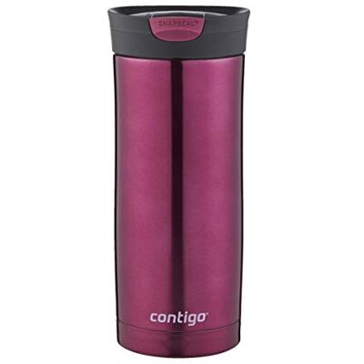 Contigo Huron Snapseal thermosbeker, roestvrijstalen isoleerbeker, koffiebeker-to-go, lekvrij, houdt tot 7 uur warm, vaatwasserbestendig BPA-vrij deksel, 470 ml Contigo Huron Snapseal thermosbeker, roestvrijstalen isoleerbeker, koffiebeker-to-go, lekvrij, houdt tot 7 uur warm, vaatwasserbestendig BPA-vrij deksel, 470 ml