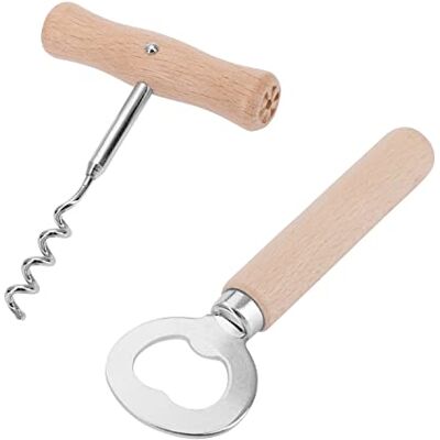 Westmark Woody kurkentrekker en flessenopener set Westmark Woody kurkentrekker en flessenopener set