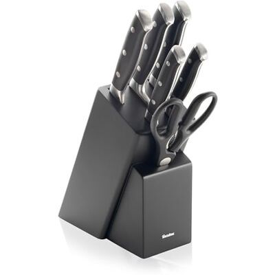 Metaltex MAGNIFICA Compleet 5-delig opzetstuk + schaar. Lemmet van molybdeen roestvrij staal, professionele conische scherpte, hardheid HRC57 ergonomische handgreep van zwart ABS-kunststof. Metaltex MAGNIFICA Compleet 5-delig opzetstuk + schaar. Lemmet van molybdeen roestvrij staal, professionele conische scherpte, hardheid HRC57 ergonomische handgreep van zwart ABS-kunststof.