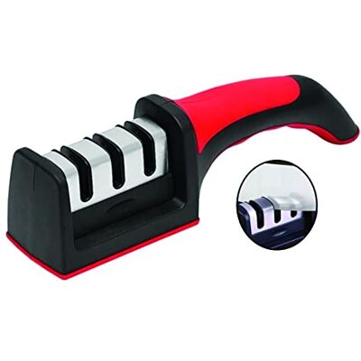 Vässare - keukenmes slijper - 3-stappen tool - acutes001 Vässare - keukenmes slijper - 3-stappen tool - acutes001