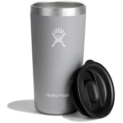 Hydro Flask All Around Tumbler 355 ml (12 oz) met afsluitbaar morsbestendig deksel Roestvrij Staal Dubbelwandig Vacuüm Geïsoleerd BPA-vrij Birch Hydro Flask All Around Tumbler 355 ml (12 oz) met afsluitbaar morsbestendig deksel Roestvrij Staal Dubbelwandig Vacuüm Geïsoleerd BPA-vrij Birch