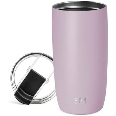 Simple Modern Reiskoffiemok met klapdeksel Herbruikbare geïsoleerde roestvrijstalen cold brew ijskoffie thermoskan Geschenken voor vrouwen, mannen, hem haar, Voyager Collectie, 16 oz Lavender Simple Modern Reiskoffiemok met klapdeksel Herbruikbare geïsoleerde roestvrijstalen cold brew ijskoffie thermoskan Geschenken voor vrouwen, mannen, hem haar, Voyager Collectie, 16 oz Lavender