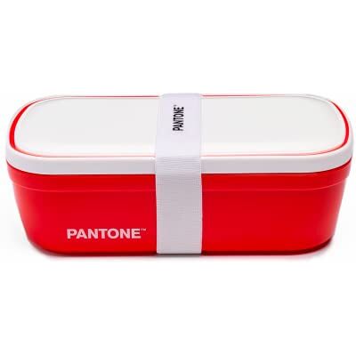 osama home Pantone™ Lunchbox, bento-stijl, met scheidingswand, ideaal voor kantoor of school, 12 x 7 x 20,7 cm, rood osama home Pantone™ Lunchbox, bento-stijl, met scheidingswand, ideaal voor kantoor of school, 12 x 7 x 20,7 cm, rood