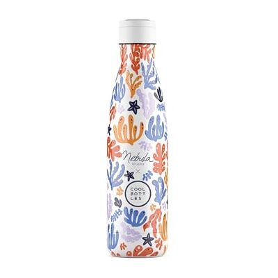 Cool Bottles Thermosfles 500 ml Underwater Fun x Nebula roestvrijstalen waterfles koude dranken 36 uur en warme dranken 18 uur 3D print afwerking BPA-vrij Cool Bottles Thermosfles 500 ml Underwater Fun x Nebula roestvrijstalen waterfles koude dranken 36 uur en warme dranken 18 uur 3D print afwerking BPA-vrij