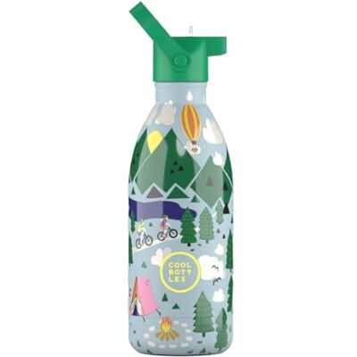 Cool Bottles Roestvrijstalen waterfles voor kinderen, thermosfles voor kinderen, houdt dranken 36 uur koud en 18 uur warm Outdoor Adventure 500ml Koude dranken 36 uur en 18 uur warm, oppervlak met reliëf, roestvrij staal, BPA-vrij, vanaf 3 jaar Cool Bottles Roestvrijstalen waterfles voor kinderen, thermosfles voor kinderen, houdt dranken 36 uur koud en 18 uur warm Outdoor Adventure 500ml Koude dranken 36 uur en 18 uur warm, oppervlak met reliëf, roestvrij staal, BPA-vrij, vanaf 3 jaar