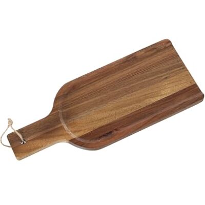 DRW Snijplank met handvat van natuurlijk hout, 35 x 14 x 1,5 cm DRW Snijplank met handvat van natuurlijk hout, 35 x 14 x 1,5 cm