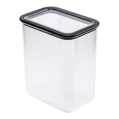 BranQ Home essential Neroli Universele container met deksel voor het bewaren van levensmiddelen zoals meel, muesli, suiker en meer, BPA-vrij kunststof, 2,33 l BranQ Home essential Neroli Universele container met deksel voor het bewaren van levensmiddelen zoals meel, muesli, suiker en meer, BPA-vrij kunststof, 2,33 l