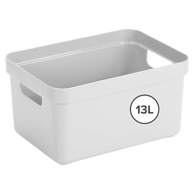 SUNWARE perfectly organised Sunware Sigma Home Opbergbox 13L – 35x24,6x18,3cm – Wit – Stapelbare Opbergbox met Deksel SUNWARE perfectly organised Sunware Sigma Home Opbergbox 13L – 35x24,6x18,3cm – Wit – Stapelbare Opbergbox met Deksel