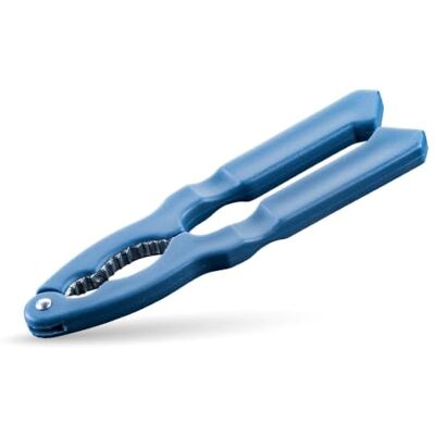 FACKELMANN Notenkraker Essential – twee notenhouders voor klein en groot, donkerblauw/zilver FACKELMANN Notenkraker Essential – twee notenhouders voor klein en groot, donkerblauw/zilver