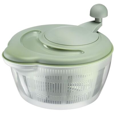 Westmark Slacentrifuge, inhoud: 5 l, ø 26 cm, kunststof, BPA-vrij, Fortuna, kleur: doorzichtig/groen, 2432224M Westmark Slacentrifuge, inhoud: 5 l, ø 26 cm, kunststof, BPA-vrij, Fortuna, kleur: doorzichtig/groen, 2432224M