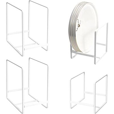 MESTUDIO Snijplank Organizer Zwarte Plaat Organizer voor Kast 4 Stks Rack Organizer voor Kast voor het opbergen van pannen, deksels, snijplanken en trays (inclusief twee formaat) MESTUDIO Snijplank Organizer Zwarte Plaat Organizer voor Kast 4 Stks Rack Organizer voor Kast voor het opbergen van pannen, deksels, snijplanken en trays (inclusief twee formaat)