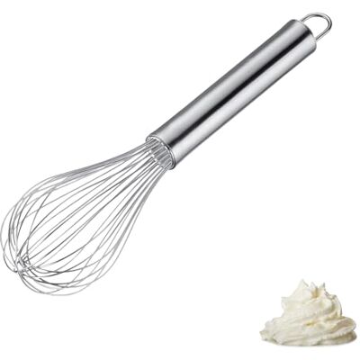 Westmark Whisk Pro – Flexibele garde van roestvrij staal – Praktische garde voor eieren, deeg etc. – Kloppen, roeren en mixen – Zilver, 28 cm Westmark Whisk Pro – Flexibele garde van roestvrij staal – Praktische garde voor eieren, deeg etc. – Kloppen, roeren en mixen – Zilver, 28 cm
