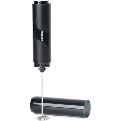 GRIFEMA Melkschuimer Handheld, Draagbare Mini Elektrische Garde, Werkt op batterijen, Roestvrijstalen Koffie Garde Opschuimer Ergonomisch, Gemakkelijk schoon te maken, Koffie Drank Mixer voor Lattes GRIFEMA Melkschuimer Handheld, Draagbare Mini Elektrische Garde, Werkt op batterijen, Roestvrijstalen Koffie Garde Opschuimer Ergonomisch, Gemakkelijk schoon te maken, Koffie Drank Mixer voor Lattes