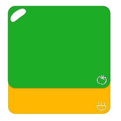 AXER Grote Flexibele Plastic Snijplank Set - 2 Stuks - Kleurrijk AXER Grote Flexibele Plastic Snijplank Set - 2 Stuks - Kleurrijk