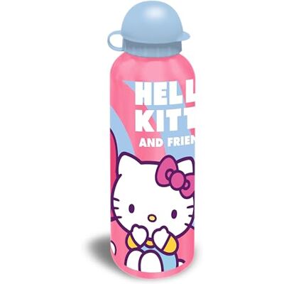 Kids Licensing Hello Kitty & Friends aluminium fles, 500 ml Kids Licensing Hello Kitty & Friends aluminium fles, 500 ml