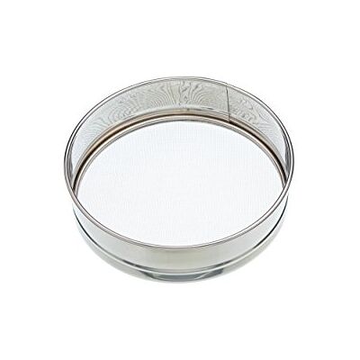 KitchenCraft Zeef, Trommelzeef, Roestvrij Staal, 20 Centimeter Zilver KitchenCraft Zeef, Trommelzeef, Roestvrij Staal, 20 Centimeter Zilver