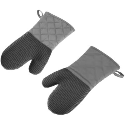 Westmark Ovenhandschoenen, Praktische Ovenhandschoenen Voor Veilig Werken Met Fornuizen En Ovens, Keukenhandschoenen Met Hittebescherming Tot 250°C, Grijs/Antraciet Westmark Ovenhandschoenen, Praktische Ovenhandschoenen Voor Veilig Werken Met Fornuizen En Ovens, Keukenhandschoenen Met Hittebescherming Tot 250°C, Grijs/Antraciet