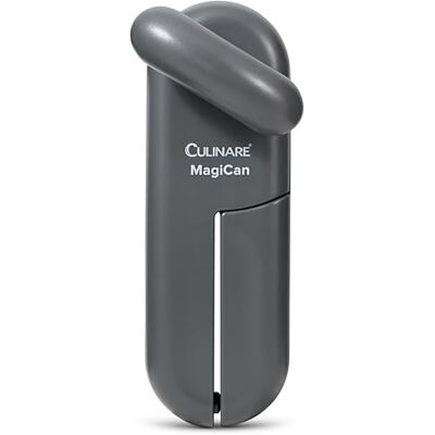 Culinare MagiCan Blikopener, Grijs, Kunststof/Roestvrij Staal, Handmatige Blikopener, Comfortabele Handgreep Voor Veiligheid en Gemak Culinare MagiCan Blikopener, Grijs, Kunststof/Roestvrij Staal, Handmatige Blikopener, Comfortabele Handgreep Voor Veiligheid en Gemak