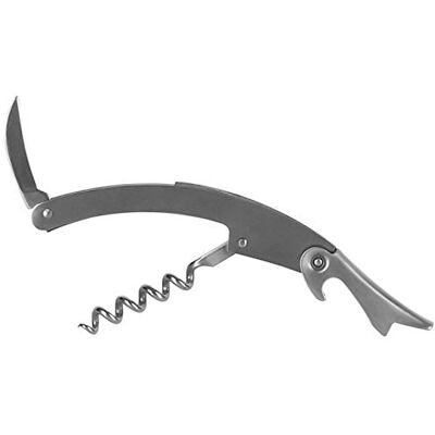 Grunwerg Kelnermes/kurkentrekker, roestvrij staal, zilver Grunwerg Kelnermes/kurkentrekker, roestvrij staal, zilver