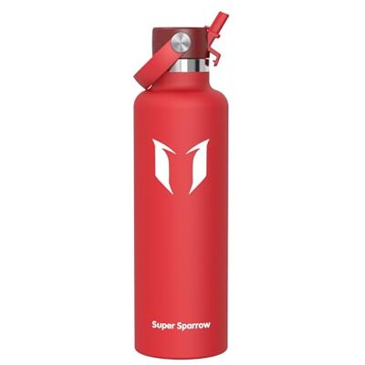 Super Sparrow Sparrow RVS Waterfles 500ml/750ml/1L/1.2L FlipFlow Thermo Drinkfles Rietje Sportwaterfles, Metaal Fles, Lekvrij, Vaatwasmachinebestendig, BPA-vrij, Koud, Warm, Sport, School, Fitness, Reizen Super Sparrow Sparrow RVS Waterfles 500ml/750ml/1L/1.2L FlipFlow Thermo Drinkfles Rietje Sportwaterfles, Metaal Fles, Lekvrij, Vaatwasmachinebestendig, BPA-vrij, Koud, Warm, Sport, School, Fitness, Reizen