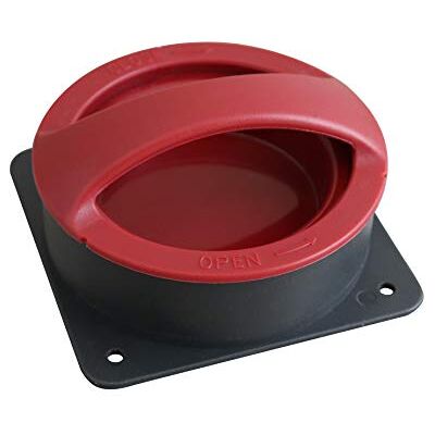 FACKELMANN Burger Press-Burger Press-Burger Bakvorm, veganistisch, vegetarisch, gourmet, ABS-kunststof, zwart en rood, 11 x 5,5 cm, 1 stuk FACKELMANN Burger Press-Burger Press-Burger Bakvorm, veganistisch, vegetarisch, gourmet, ABS-kunststof, zwart en rood, 11 x 5,5 cm, 1 stuk