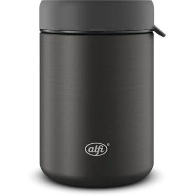 ALFI ISO FOOD MUG 350 ml, zwart, roestvrij staal, thermocontainer voor eten, isolatiecontainer voor soepen, salade, muesli to go, houdt 5 uur warm, 10 uur koud, vaatwasmachinebestendig, BPA-vrij ALFI ISO FOOD MUG 350 ml, zwart, roestvrij staal, thermocontainer voor eten, isolatiecontainer voor soepen, salade, muesli to go, houdt 5 uur warm, 10 uur koud, vaatwasmachinebestendig, BPA-vrij