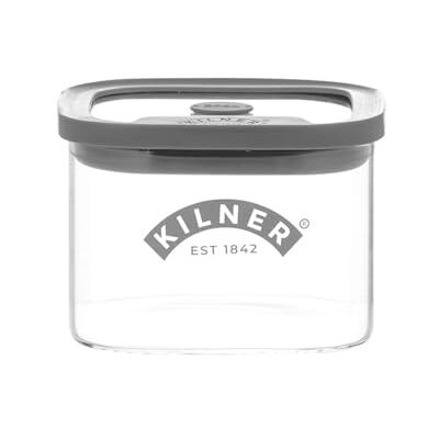 Kilner Verse opslag 500 ml luchtdichte glazen container duurzaam vacuüm afdichting deksel BPA-vrije pot voor voedselopslag, noten, gedroogd fruit, snacks, voorraadkast organisatie Kilner Verse opslag 500 ml luchtdichte glazen container duurzaam vacuüm afdichting deksel BPA-vrije pot voor voedselopslag, noten, gedroogd fruit, snacks, voorraadkast organisatie