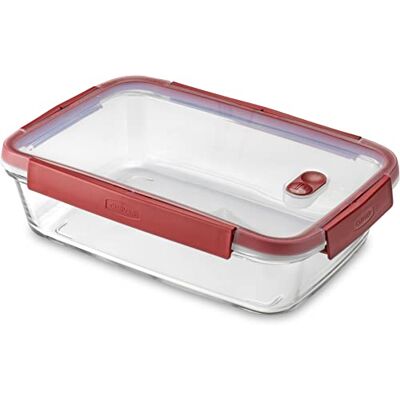 Curver SMART COOK voorraaddoos 2,3L,LxBxH: 20x28,8x7,9cm, rechthoekig, veilig sluitsysteem, geschikt voor koelkast, vriezer, oven en magnetron Curver SMART COOK voorraaddoos 2,3L,LxBxH: 20x28,8x7,9cm, rechthoekig, veilig sluitsysteem, geschikt voor koelkast, vriezer, oven en magnetron