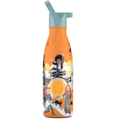 Cool Bottles Thermische Kinderfles Roestvrijstalen Waterfles 350 ml Music Beats Koude dranken 36 uur en warme dranken 18 uur Afwerking met reliëflak BPA vrij Cool Bottles Thermische Kinderfles Roestvrijstalen Waterfles 350 ml Music Beats Koude dranken 36 uur en warme dranken 18 uur Afwerking met reliëflak BPA vrij
