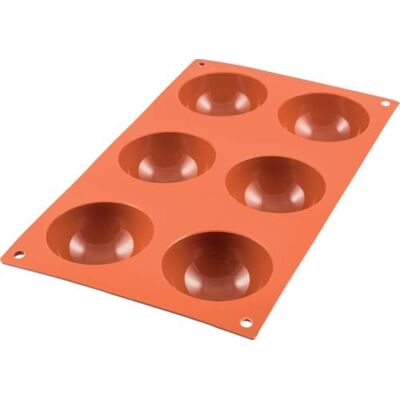 silikomart sf 002 halve bollen silicone vorm ø70 h 35 mm silikomart sf 002 halve bollen silicone vorm ø70 h 35 mm