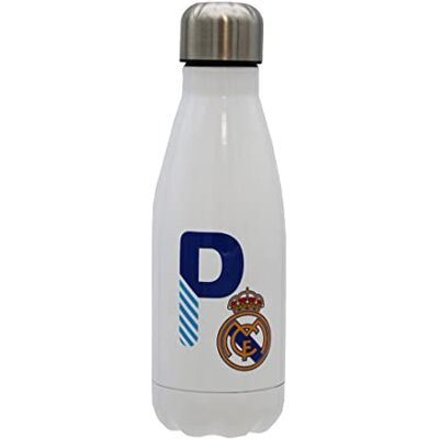 Real Madrid Letter P RVS Fles - Personaliseerbaar 550 Ml Real Madrid Letter P RVS Fles - Personaliseerbaar 550 Ml