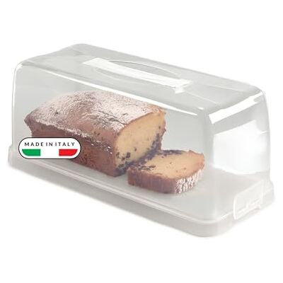 Snips Pruimentaarthouder Rechthoekige taartvorm van kunststof met veiligheidssloten 34,4 x 14,8 x 14,2 cm, gemaakt in Italië 0% BPA- en ftalaatvrij, wit Snips Pruimentaarthouder Rechthoekige taartvorm van kunststof met veiligheidssloten 34,4 x 14,8 x 14,2 cm, gemaakt in Italië 0% BPA- en ftalaatvrij, wit