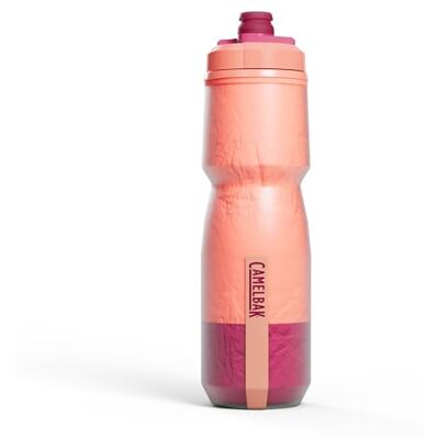 CAMELBAK Podium Chill Waterflessen Mercury Blush 710 ml Eenvoudig knijpontwerp, dubbele muurisolatie, High Flow zelfsluitende cap, veilige fietskooi fit, duurzame fietsfles CAMELBAK Podium Chill Waterflessen Mercury Blush 710 ml Eenvoudig knijpontwerp, dubbele muurisolatie, High Flow zelfsluitende cap, veilige fietskooi fit, duurzame fietsfles