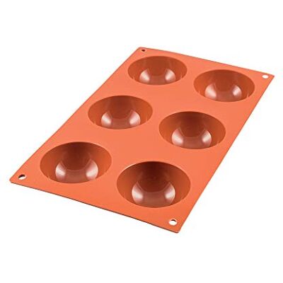 silikomart sf 002 halve bollen silicone vorm ø70 h 35 mm silikomart sf 002 halve bollen silicone vorm ø70 h 35 mm