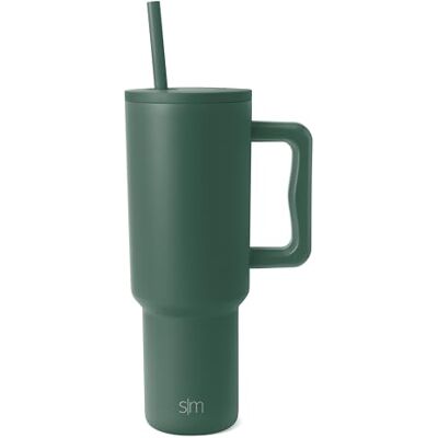 Simple Modern Trek beker van 40 oz met handvat en rietje Geïsoleerde roestvrijstalen waterfles ijskoffie beker reismok Geschenken voor vrouwen 40 oz Bos Simple Modern Trek beker van 40 oz met handvat en rietje Geïsoleerde roestvrijstalen waterfles ijskoffie beker reismok Geschenken voor vrouwen 40 oz Bos