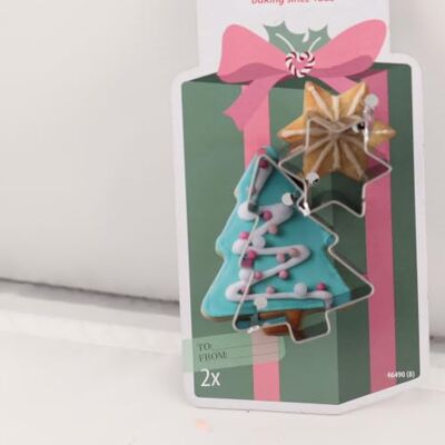 Zenker Set van 2 uitsteekvormen kerstboom en ster van roestvrij staal, uitsteekvormen voor koekjes en koekjes voor creatief gebak, keukengerei voor Kerstmis, vaatwasmachinebestendig Zenker Set van 2 uitsteekvormen kerstboom en ster van roestvrij staal, uitsteekvormen voor koekjes en koekjes voor creatief gebak, keukengerei voor Kerstmis, vaatwasmachinebestendig