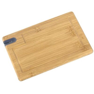 DRW Snijplank met slijper van natuurlijk hout, 28 x 18 x 1,8 cm DRW Snijplank met slijper van natuurlijk hout, 28 x 18 x 1,8 cm