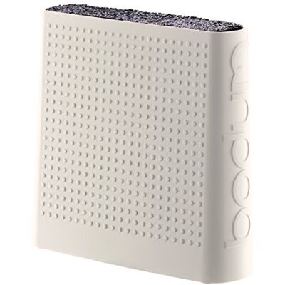 Bodum Bistro messenblok, kunststof, wit, 6,6 x 21,4 x 32 cm Bodum Bistro messenblok, kunststof, wit, 6,6 x 21,4 x 32 cm