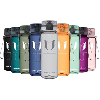Super Sparrow Sparrow Waterfles Sport 750ml BPA-vrij Tritan Drinkfles 1-Click Fles, Lekvrij, Vaatwasserbestendig, Lichtgewicht, Duurzaam, Flip Top, Ergonomisch, Sport, Fitness, Outdoor Super Sparrow Sparrow Waterfles Sport 750ml BPA-vrij Tritan Drinkfles 1-Click Fles, Lekvrij, Vaatwasserbestendig, Lichtgewicht, Duurzaam, Flip Top, Ergonomisch, Sport, Fitness, Outdoor