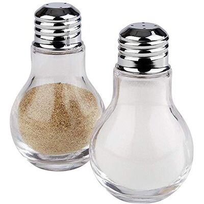 APS 40501 glazen zout- en peperstrooierset met roestvrijstalen afdekking, Ø 5 x 6,5 cm geribbeld APS 40501 glazen zout- en peperstrooierset met roestvrijstalen afdekking, Ø 5 x 6,5 cm geribbeld