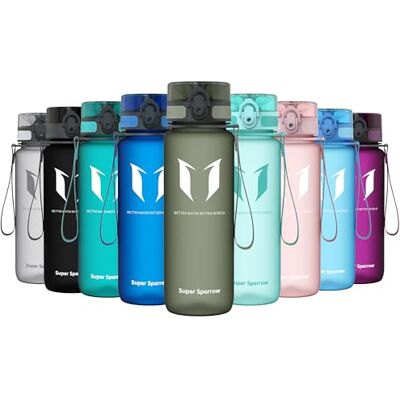Super Sparrow Sparrow Waterfles Sport 750ml BPA-vrij Tritan Drinkfles 1-Click Fles, Lekvrij, Vaatwasserbestendig, Lichtgewicht, Duurzaam, Flip Top, Ergonomisch, Sport, Fitness, Outdoor Super Sparrow Sparrow Waterfles Sport 750ml BPA-vrij Tritan Drinkfles 1-Click Fles, Lekvrij, Vaatwasserbestendig, Lichtgewicht, Duurzaam, Flip Top, Ergonomisch, Sport, Fitness, Outdoor